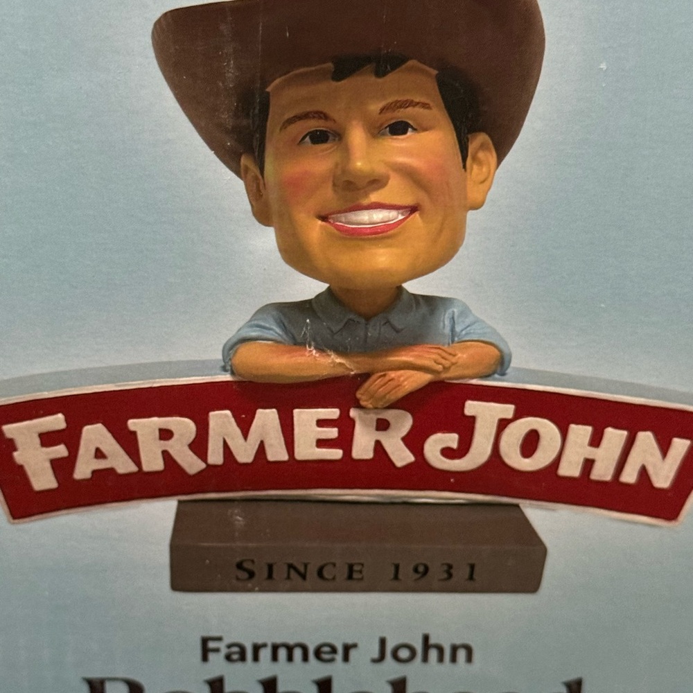 Farmer John Bobblehead Brand New in Box - Picture 2 of 8